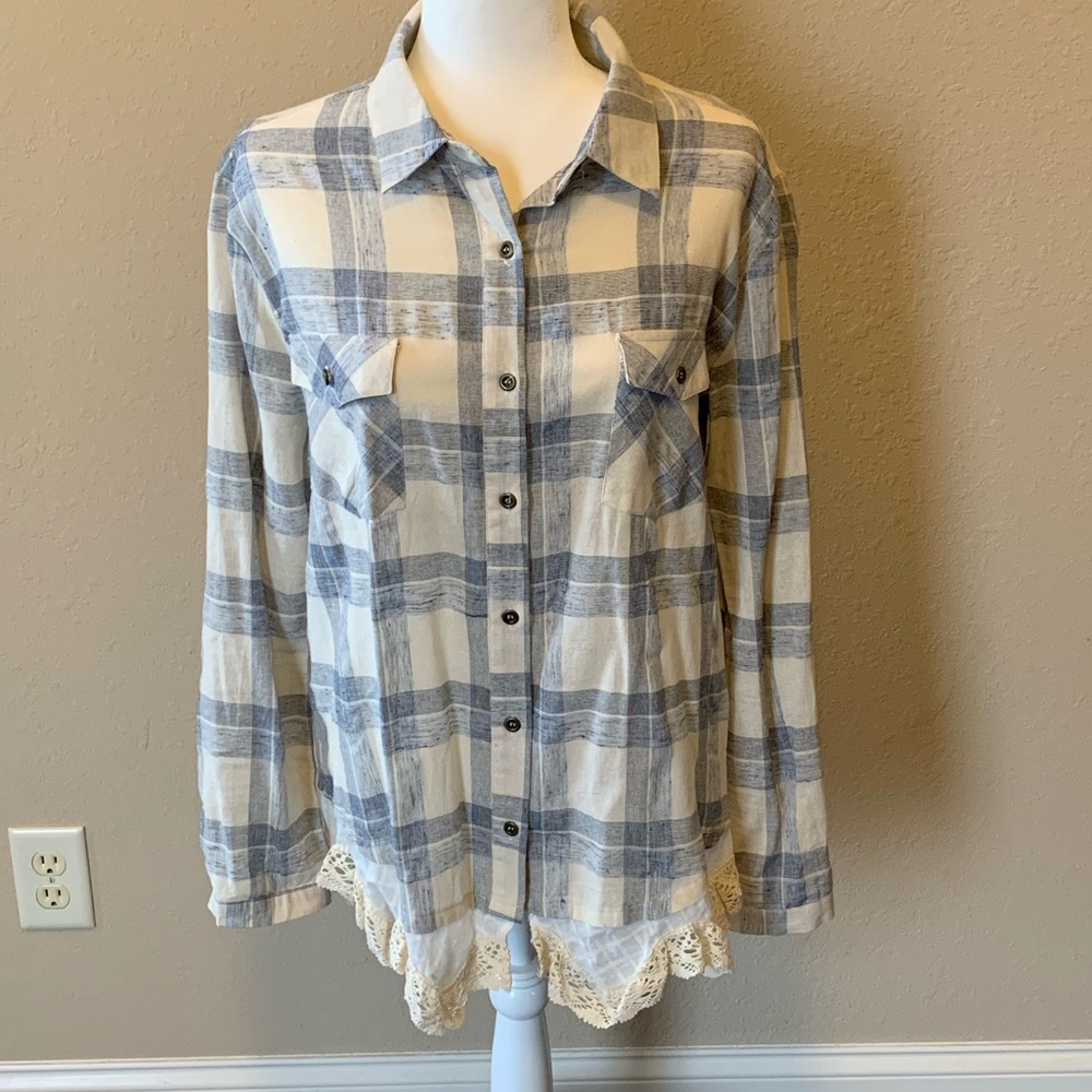 Boutique button down tunic